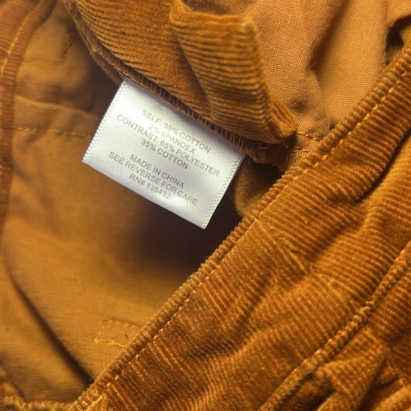 ModCloth Fall Potluck Corduroy Overalls Vintage size small brown - Picture 11 of 12